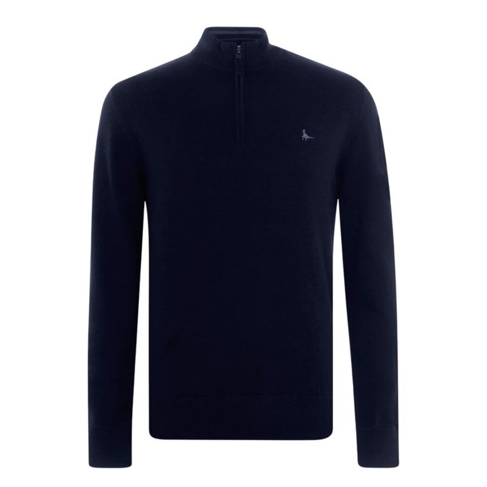 Jack Wills Mens Funnel Neck Sweater / Navy